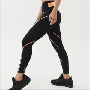 NWOT P.E Nation Double Cross Legging Black Active Athleisure Women’s Size Small